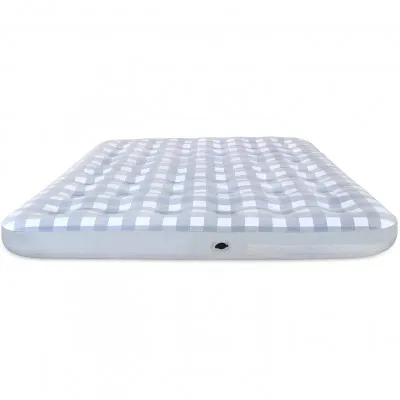 191×137 cm double air mattress with waterproof top, ideal for campingالعربية: مرتبة هوائية مزدوجة 191×137 سم بسطح ضد الماء ومناسب للتخييم.