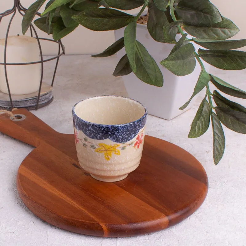 Elegant 150 ml ceramic mug with smooth luxurious finishكوب سيراميك أنيق بسعة 150 مل بتصميم عصري ولمسة نهائية ناعمة