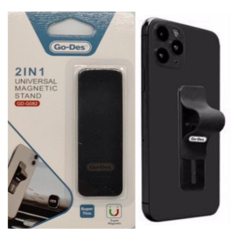 Magnetic phone holder with finger grip for better control and comfortمسكة جوال مغناطيسية مع قبضة أصبع مريحة للاستعمال اليومي