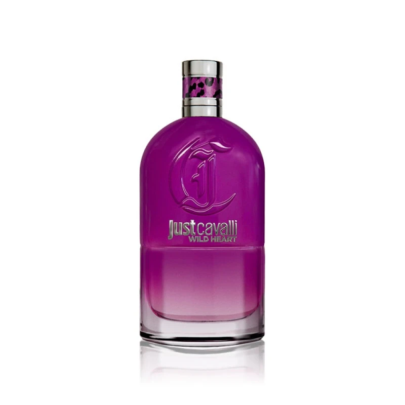 Elegant women’s perfume Just Cavalli Wild Heart bottleزجاجة عطر جست كفالي وايلد هيرت للنساء