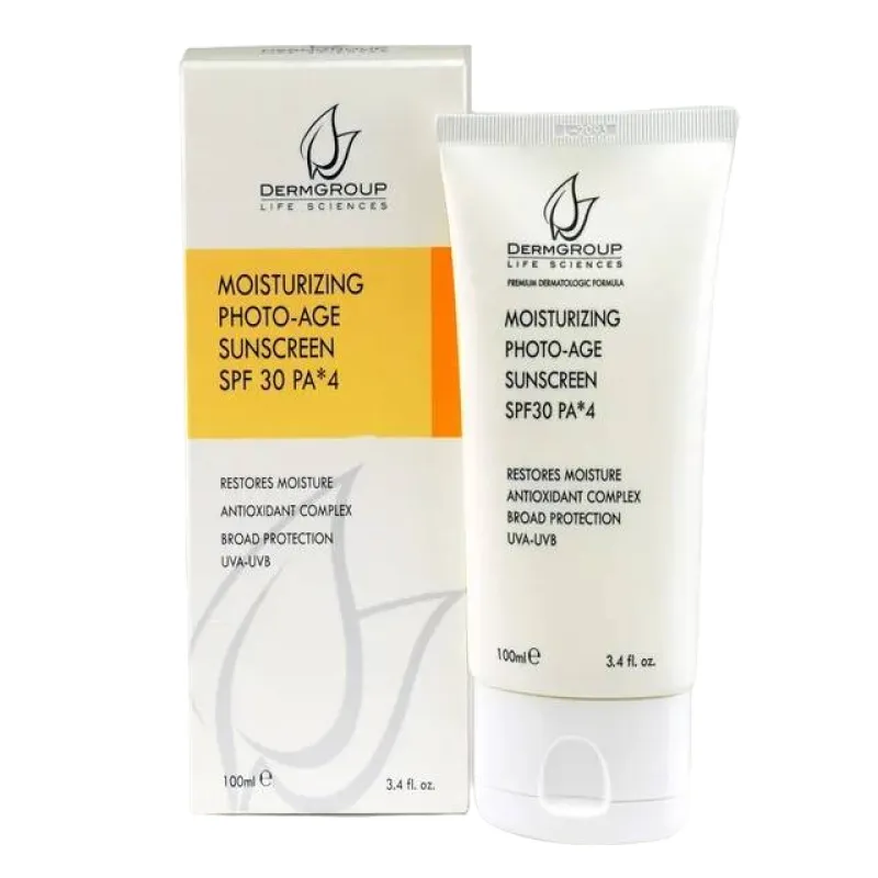 Derm Group Sunscreen and Moisturizer 100ml bottleصورة ديرم جروب واقي شمس ومرطب للبشرة 100 مل