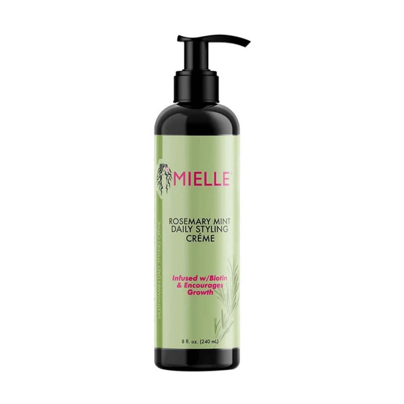 Mielle Oily Hair Styling Cream with Rosemary & Mint 240mlكريم تصفيف للشعر الدهني ميلي بإكليل الجبل والنعناع 240مل