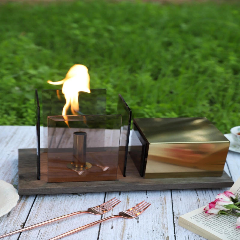 Fuel Heater with Coffee and Tea Warmer 2-in-1 for home and office useدفاية فيول مع سخان قهوة وشاي 2 في 1 لون أنيق متعدد الاستخدامات