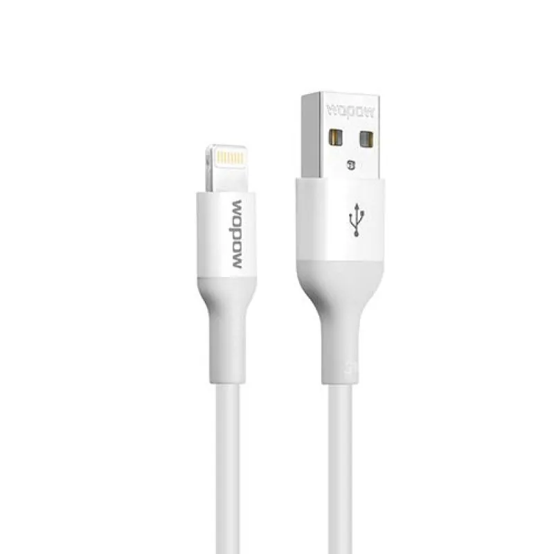 iPhone Lightning Cable 30cm – Fast Charging & Data Transfer | Woopooكيبل داتا آيفون 30 سم – شحن سريع ونقل بيانات آمن | وبو