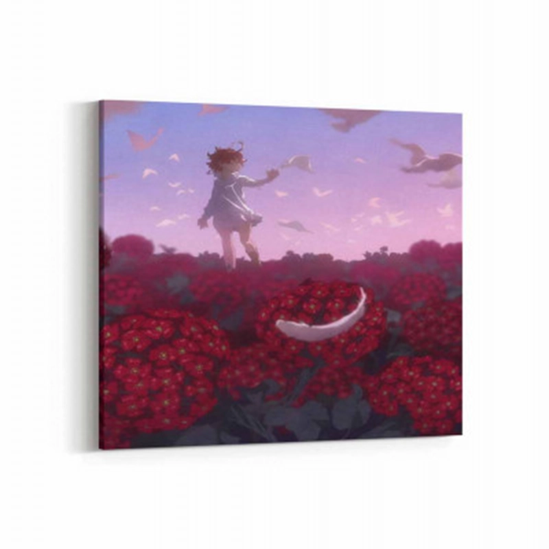لوحة كانفاس إيما – تصميم أنمي نيفرلاند الموعودة – طباعة عالية الجودةEmma Canvas Art – The Promised Neverland Anime Design – Premium Quality