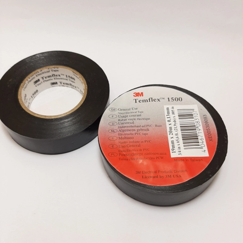 20-yard electric insulation tape resistant to heat and moisture, perfect for wire protectionشريط كهرباء عازل بطول 20 ياردة مقاوم للحرارة والرطوبة لتغطية الأسلاك بفعالية