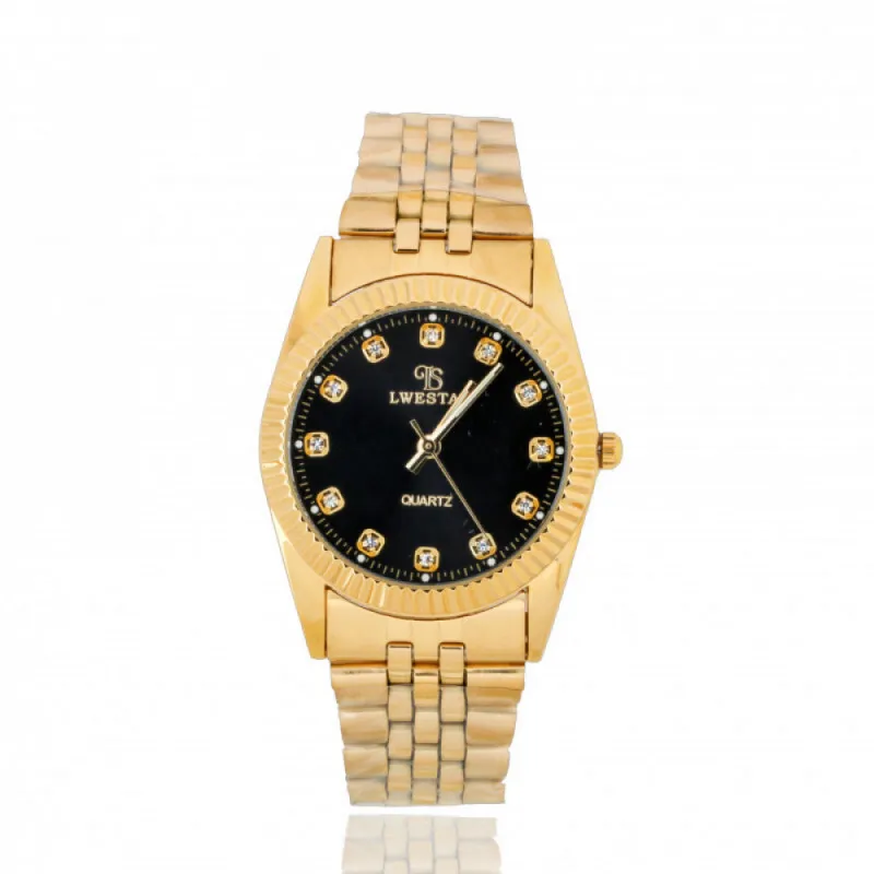 Louis Star Classic Gold Watch | Rolex-Inspired – 3 Years Warrantyساعة لويس ستار كلاسيكية ذهبية | تصميم رولكس – ضمان 3 سنوات
